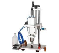 XDTKJDZ Pneumatic Vial Crimper Machine, Pneumatic Automatic Sealing Machine, Cap Press, 10/15/20mm Cap Press, Height Adjustable, Foot Switch, 900-1800 Pcs/h, For Aluminum-plastic Cap 13mm