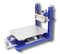 XDTKJDZ SMT Screen Printing Machine Print Table, Precision Manual Stencil Printer, Table Surface 20 * 20cm/24 * 30cm/30 * 40cm, Max Screen Thickness 5cm, for PCB, SMT, and Pad Printing