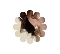 Xduargs Boho Brown Flower Dangle Earrings Brown Daisy Flower Drop Earrings Vintage Tiny Double Flower Earrings Flower Lily Petal Stud Earrings Jewelry for Women