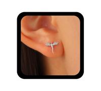 Xduargs Boho Dragon Stud Earrings Gold Flying Animal Earring Vintage Small Dragon Earrings Protector Cute Animal Studs Earring Jewelry for Women, Grande, Zinc, No Gemstone