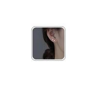 Xduargs Boho Tiny Cube Hoop Earrings Cute Cube Square Earrings Mini Square Dot Earrings Small Cute Square Open Hoop Earrings for Women(Style A), Zinc, No Gemstone
