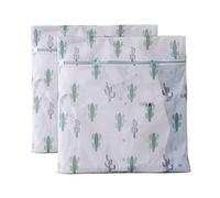 Xducom Mesh Laundry Bags,Set of 5 Delicate Laundry Bag for Washing Machine,Clothing Washing Bags with cat Prints,Garment Bags for Laundry,Lingerie Bag,Travel Storage Organize Bag (2XXL, Cactus)