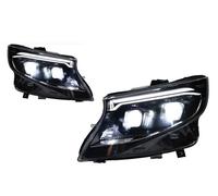 XDXLBGDGAN Car Headlight Assemblies For Benz For Vito 2016-2023 For W447 LED Headlight LED DRL Projector Lens Dynamic Accessories Fog Lights Car Front Lights
