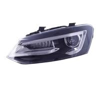 XDXLBGDGAN Car Headlight Assemblies For VW For POLO 2011 2012 2013-2018 Git HeadLamp Drl Projector Lens Accessories Rear Tail Fog Lamps Fog Lights Car Front Lights(2pcs headlights)