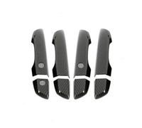 XDXLBGDGAN for Civic 10th LHD Carbon Fiber Grain/Glossy Black Exterior Door Handle Pull Cover Trim Exterior Accessories Car Exterior Door Handles(B Carbon Texture)