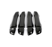 XDXLBGDGAN for Civic 10th LHD Carbon Fiber Grain/Glossy Black Exterior Door Handle Pull Cover Trim Exterior Accessories Car Exterior Door Handles(A Glossy Black)