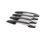 XDXLBGDGAN for Civic 8 Chrome Door Handle Cover Decoration Car Styling Appearance Parts Accessories Car Styling Accessories Car Exterior Door Handles(Carbon Fiber 4pcs)