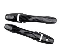 XDXLBGDGAN for Civic for Coupe 2 Door 2006-2011 Car Carbon Fiber Style Exterior Door Handle Moulding Cover Trim Decor Car Exterior Door Handles