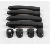 XDXLBGDGAN for Civic for FB for G9 2012-2015 Carbon Fiber Style Car Door Handle Bowl Bezel Cover Trim Exterior Styling Sticker Car Exterior Door Handles(8X no Hole)