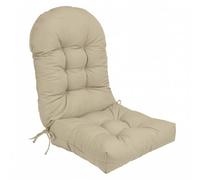 Xdyyjrasa Rocking Chair Cushion - Thickened Adirondack Chair Cushion, High-Resilience Waterproof Pad 43.3x19.7 Inch for Indoor Outdoor, Khaki