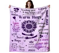 XeaGiasy Inspirational Blanket You are Awesome Positive Thoughts Throw Blanket Get Well Soon Gifts for Women Men 50"X40"
