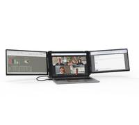 Xebec Tri-Screen 3 for Mac | Laptop Screen Extender with DisplayLink Adapter Included | Portable Laptop Monitor for MacBook Pro & Air | Two 1080p USB-C Displays | Plug and Play | Travel Case Included
