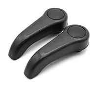 XEBRAD 1/2 Sets Seat Adjust Lever Pull Handle Replacement, for Renault, Clio All Series 1998-2008 2/3-4/5 Doors Mk2 Twingo Car Seat Adjustment Lever Handle(Black-2pcs)