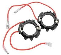 XEBRAD 1 Pair H7 LED Headlight Bulb Adapter Socket Holder Retainer Base Bracket Mounting Clips, for Golf, for V GTI C addy headlight bracket Headlight Bulb Adapter