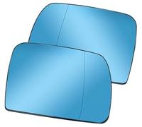 XEBRAD 1 Pair Left Right Rearview Wing Door Mirror Glass Heated Robust Replacement, for Bmw, for X5 E53 1998 1999 2000 2001 2002 2003 2004 2005 car wing mirror glass replacement