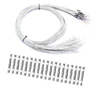 XEBRAD 10Pcs 3D Printer Thermistor Temp Sensor 100K ohm NTC 3950 with 20 heat shrink wire connectors, for Ender 3 Series Business, Industry Science Thermistor Temperature Sensor