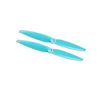 XEBRAD 12 PCS/6 Pairs Flash 7042 7inch 7.0x4.2 PC 2-blade 5mm Mounting Hole FPV Propeller, For RC Racing LR6 L67 Long, for Range, Drone Drone Propeller(6 pairs 7042 Blue)