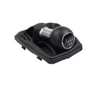 XEBRAD 12mm 5/6 Speed Gear Shift Knob Stick Boot Cover Case,for A4 B6 B7 2000-2008 Lever Handball Leather Gaiter Car Styling Gear Shift Boot Cover(Black R5 Speed-Black)