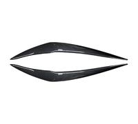 XEBRAD 1pair Car Ont Headlight Eyebrow Eyelid Cover Accessories, for 1 for Series Late 118i 120i 2015 2016 2017 2018 2019, for Bmw, for F20 2015-2019 car headlight eyebrow trim strip(Carbon Fiber)