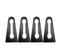 XEBRAD 2 4Pcs Car Door Lock Sound Deadener Damper Buffer Cushion Pad For A3 A4 B6 B7 B8 B9, for Allroad, B8 B9 A6 C6 Q3 Q5 Q7 4E4837763 car door shock absorber Car Door Damper(BLACK 4Pcs)
