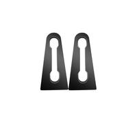 XEBRAD 2 4Pcs Car Door Lock Sound Deadener Damper Buffer Cushion Pad For A3 A4 B6 B7 B8 B9, for Allroad, B8 B9 A6 C6 Q3 Q5 Q7 4E4837763 car door shock absorber Car Door Damper(BLACK 2Pcs)