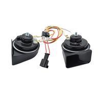 XEBRAD 2 Pcs 410 510 High Low Pitch Snail Horn 12V 110-125db Loud Car Horns Waterproof Auto Horns, for Ford, for Fiesta, 2008-2017 Car Snail Horn