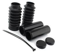 XEBRAD 2 Pcs Aluminum Alloyrubber Tube Cap Kit Front, for K Cover, for Harley-Davidson, for Street Bob 18-2024 motorbike suspension fork cap