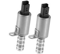 XEBRAD 2 Pcs Oil Control VVT Valve Compatible, for MINI, Metal Silver Tone Oil Control Valve