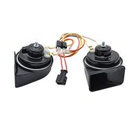 XEBRAD 2Pcs 410/510 High Low Pitch Snail Horn 12V 110-125db Car Horns Loud Waterproof Auto Horns, for Peugeot, 308 MK1 MK2 2008-2020 Car Snail Horn