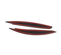 XEBRAD 2pcs Black ABS Car Headlight Eye Lid Covers, for 1 Series E87 E88 E81 E82 Eyelids Brows 2008-2013 Eyebrows Cover Headlight Tint Film