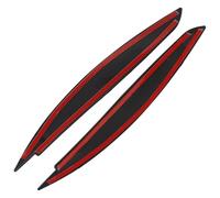 XEBRAD 2pcs Car Headlight Eye Lid Covers Black Trim ABS Carbon Fiber, for 1 Series E87 E88 E81 E82 Eyelids Brows Headlight Tint Film