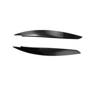 XEBRAD 2pcs Car Headlight Eyebrows Eyelid ABS, for 1 Series E87 E88 E81 E82 Eyelids Brows 2008-13 Head Light Decor Lids Headlight Tint Film