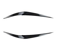 XEBRAD 2pcs Car Headlight Lamp Eyebrows Cover Trim Stickers, for Model Abs Material Accessories, for Bmw, for X1 F48 2015 car headlight eyebrow trim strip(Carbon Fiber)