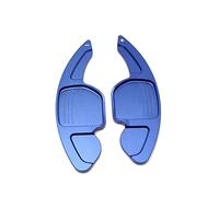 XEBRAD 2Pcs Car Steering Wheel Paddle Shift Extend Extension Shifter, for, A3 S3 A4 S4 B8 A5 S5 A6 S6 A8 R8 Q5 Q7 TT Aluminum Steering Wheel Paddle Shifter(Blue)