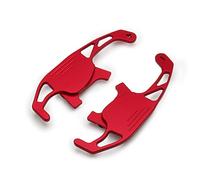 XEBRAD 2pcs Car Steering Wheel Shift Paddle Shifter Extended, for VW, for Golf, GTI R GTD GTE MK7 7, for Polo, for Scirocco, 2014 2015 2016 2017 2018 2019 Steering Wheel Paddle Shifter(Red)