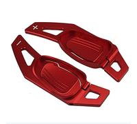 XEBRAD 2PCS Car Steering Wheel Shift Paddle Shifter Gear Extention, for, A5 S5 S3 S6 SQ5 RS3 RS6 RS7 Styling Aluminum Steering Wheel Paddle Shifter(Red)