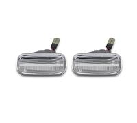 XEBRAD 2Pcs Dynamic Amber Side Marker Turn Signal Light CRV, for JAZZ, for Accord, for Civic, City Stream Odyssey Integra DC5 R Models Car Turn Signal Light(Dynamic Clear Case)