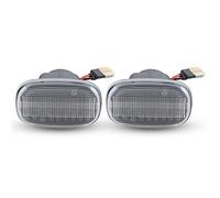 XEBRAD 2Pcs Dynamic Amber Side Marker Turn Signal Light, for TOYOTA, for Corolla, for RAV4, Prius Yaris Camry Vios Hilux Allex Avensis Celica Car Turn Signal Light(Dynamic Clear Case)