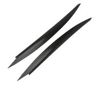 XEBRAD 2pcs, For, 7 Vii Gti Gtd R 2013-2017 Headlight Eyebrow Eyelid Cover Trim Abs Carbon Fiber Striking Headlight Sticker(Black)