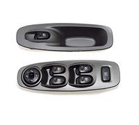 XEBRAD 2PCS Front Right Left Electric Power Window Switch Control Car Window Lift Control Switch Button 9357025000 93580-25015, for Hyundai, ACCENT 2000 2001 2002 2003 2004 2005 Car Window Switch