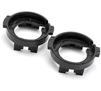XEBRAD 2pcs H7 LED Headlight Bulb Adapter Socket Holder Retainer Cap Base Bracket Mounting Clips, for Kia, Soul, for, Rio, Carens, Cerato, forte, for Hyundai, for Elantra Headlight Bulb Adapter