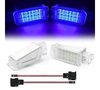 XEBRAD 2Pcs LED Footwell Light Luggage Compartment Glove Box Lamps, for Audi, A4 B5 B6 B7 B8 A3 A6 C6 C7 A5 R8 TT Q5 Q3 Q7 A1 A8 S3 RS6 car footwell light(Charm Blue 2)