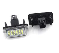 XEBRAD 2Pcs License Number Plate Light Lamps, for Toyota, for Camry, for Avalon, for Auris E18 Vios Esquire Avensis Esquire EZ Noah Proace City SAI Waterproof License Plate Light