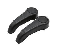 XEBRAD 2pcs Sets Seat Adjust Lever Pull Handle Replacement, for Renault, Clio All Series 1998-2008 Mk2 Twingo Car Seat Adjustment Lever Handle(Black)