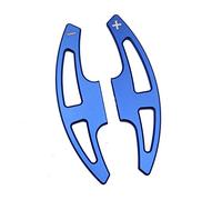 XEBRAD 2PCS Steering Wheel Kit Shift Paddle Sporting Shifters Replacement Extension, for BMW, E90 E92 E93 M3 M6 2009-2013 Aluminum Steering Wheel Paddle Shifter(Blue)