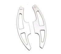XEBRAD 2PCS Steering Wheel Kit Shift Paddle Sporting Shifters Replacement Extension, for BMW, E90 E92 E93 M3 M6 2009-2013 Aluminum Steering Wheel Paddle Shifter(Silver)