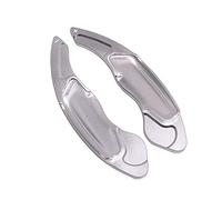 XEBRAD 2pcs Steering Wheel Paddle Shifter Extension, for Volvo, V40 S60 V60 XC60 S80 XC70 2014 2015 2016 2017 Aluminum Shift Blade Steering Wheel Paddle Shifter(Silver)