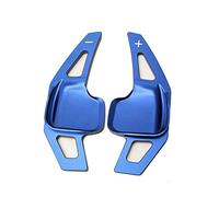 XEBRAD 2pcs Steering Wheel Paddle Shifter Gear Shift Extension, for BMW, F30 F31 F32 F10 F20 F22 F15 F16 X1 X3 X4 X5 X6 Aluminum Steering Wheel Paddle Shifter(Blue)