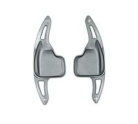 XEBRAD 2pcs Steering Wheel Paddle Shifter Gear Shift Extension, for BMW, F30 F31 F32 F10 F20 F22 F15 F16 X1 X3 X4 X5 X6 Aluminum Steering Wheel Paddle Shifter(Grey)