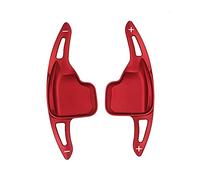 XEBRAD 2pcs Steering Wheel Paddle Shifter Gear Shift Extension, for BMW, F30 F31 F32 F10 F20 F22 F15 F16 X1 X3 X4 X5 X6 Aluminum Steering Wheel Paddle Shifter(Red)